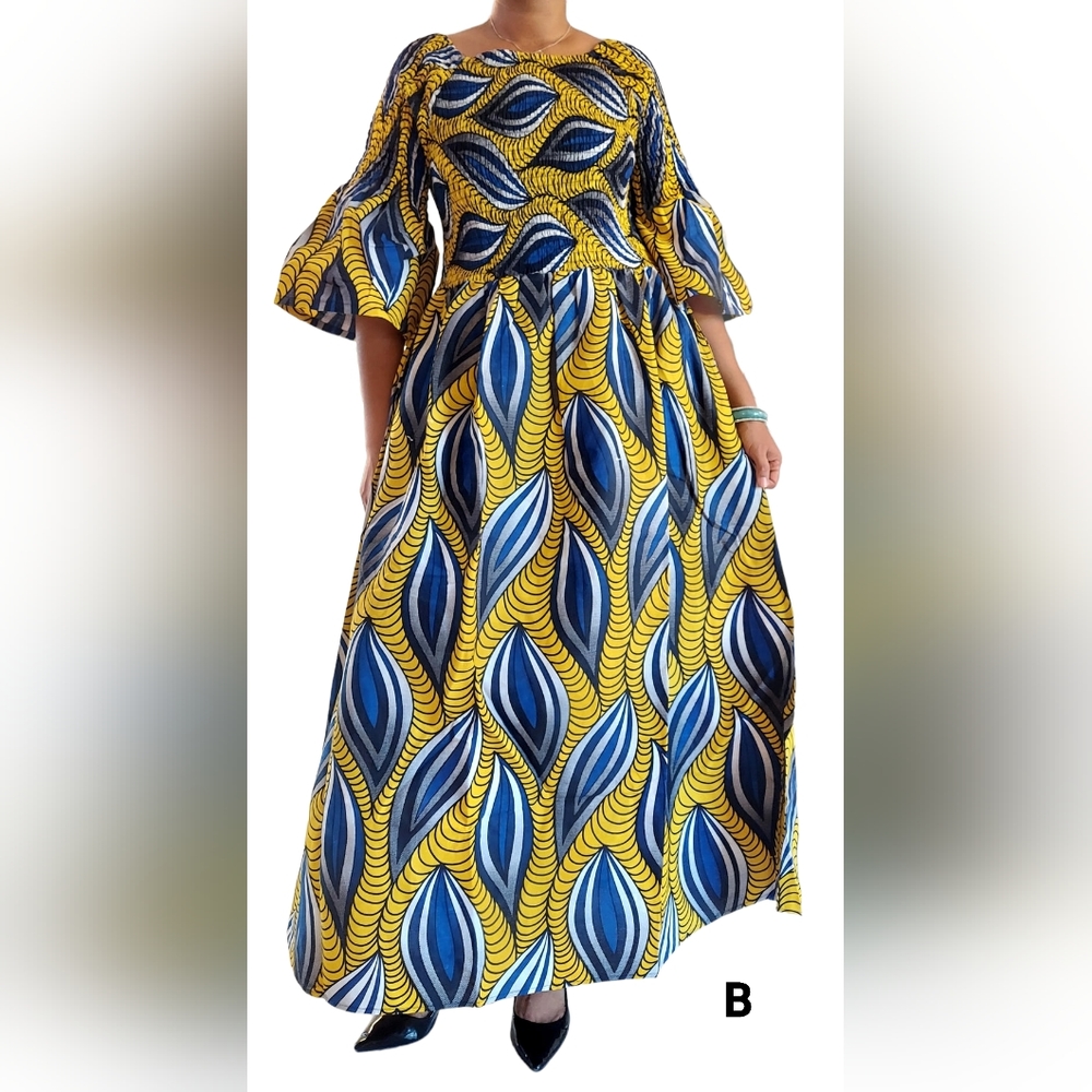 Long Afrocentric Dress Only Style B Available - Picture 2 of 2